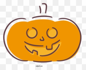 Holidays Orange Yellow Smile For Halloween - Happy Emoji