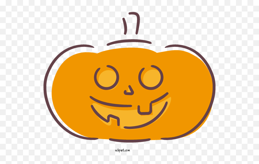 Holidays Orange Yellow Smile For Halloween - Halloween Happy Emoji,Where Is The Pumpkin Emoji