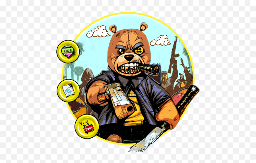 Angry Bear Themes U0026 Live Wallpapers - U200c Google Play Plushy Gangsta Wallpaper Hd Emoji,Angry Bear Emoji