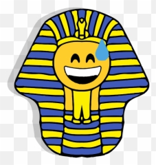 Funny Emotions Social Media Style Pharaonic - Pharaoh Emoji,Shocked Emoji