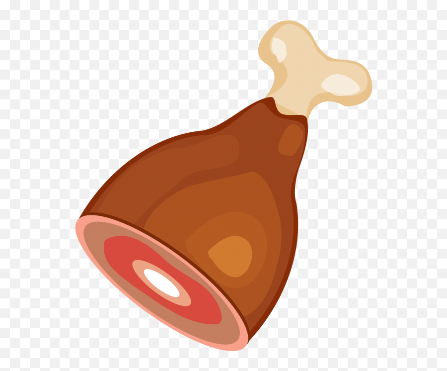 Clipart Chicken Icon Png - Chicken Leg Piece Clipart Emoji,Fried Chicken Emoji