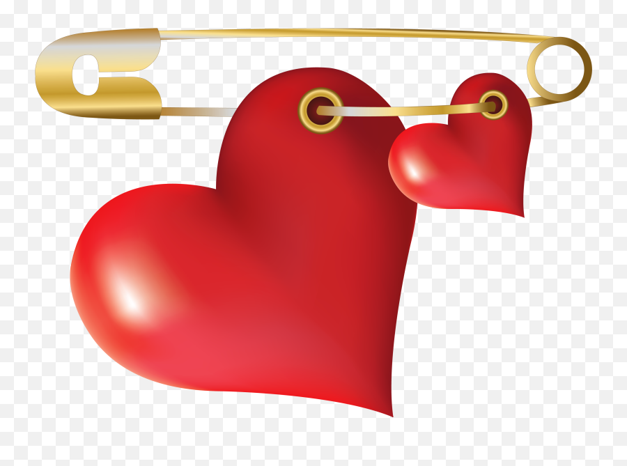 Pin - Transparent Safety Pin Clip Emoji,Heartbeat Emoji