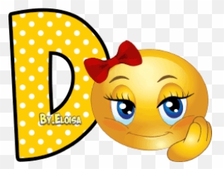 D - Transparent Letter Gif Emoji
