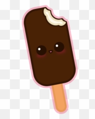 Kawaii Icecream Cold Chocolate - Ice Cream Emoji,Emoji Chocolate Ice Cream