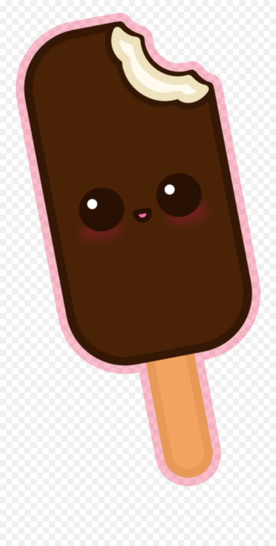 Kawaii Icecream Cold Chocolate - Ice Cream Emoji,Emoji Chocolate Ice Cream