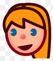 Person With Blond Hair Emoji For Facebook Email Sms - Emoticon