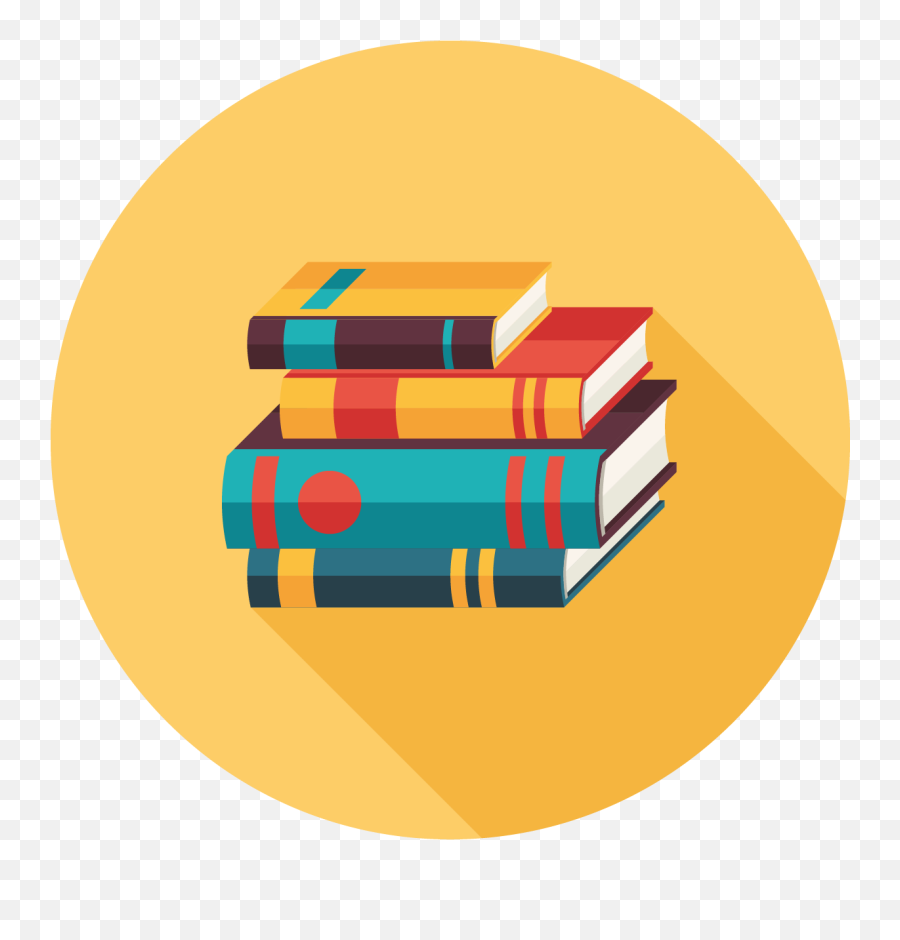 Borrow Library Books - Book Flat Design Png Emoji,Stack Of Books Emoji