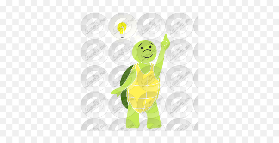 Idea Turtle Stencil For Classroom - Cartoon Emoji,Turtle Emoticon