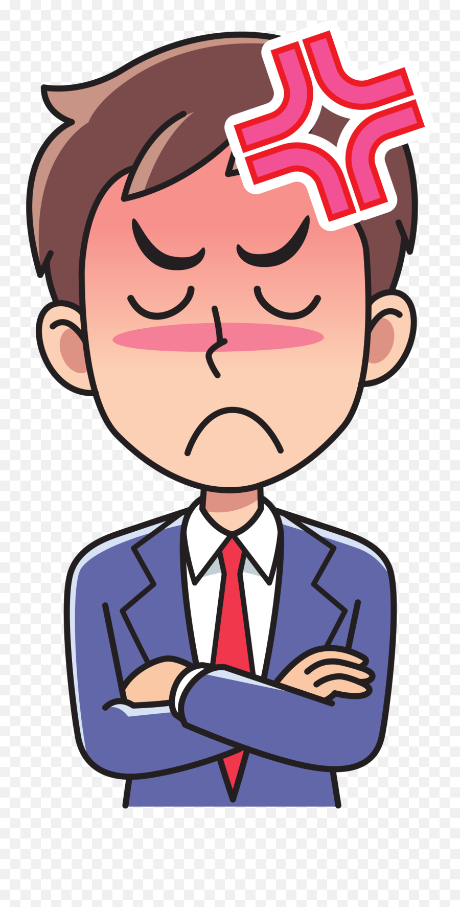 Angry Clipart Png - Man Angry Clipart Emoji,Enraged Emoji