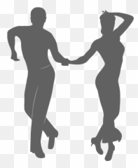 Free Girls Holding Hands Silhouette - Filipino Folk Dance Clipart Emoji