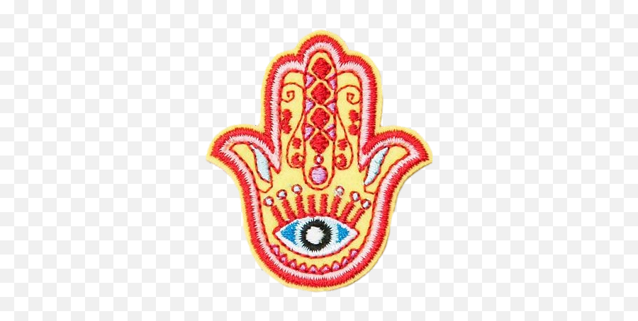 Hamsa Hand Embroidery Ftestickers - Emblem Emoji,Hamsa Emoji