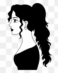 Drawing Clipart Career Woman - Black And White Art Emoji