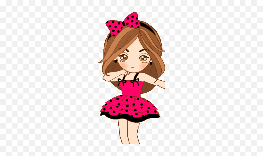 Dee Dee Girl 4 Pop - Kawaii Love Gifs Transparent Emoji,Emoji Backgrounds For Girls