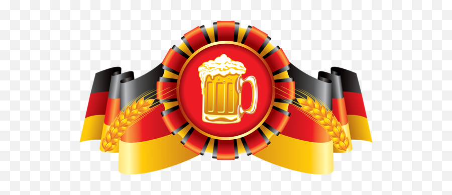 Oktoberfest Beer Clipart - German Flag And Beer Emoji,Beer Clink Emoji