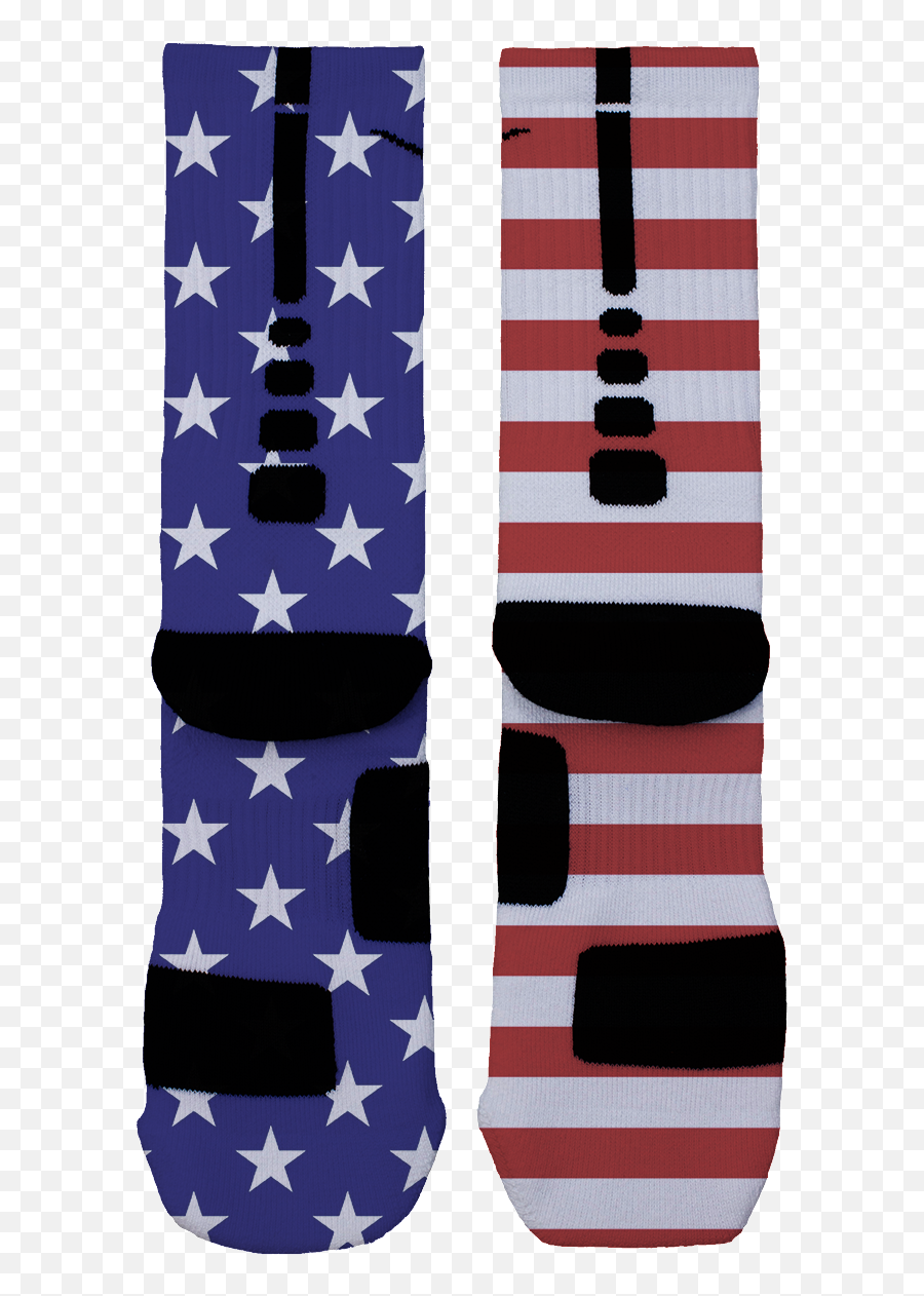 Usa Flag Custom Nike Elites In 2020 - Sock Emoji,Emoji Bikini Woman Flag