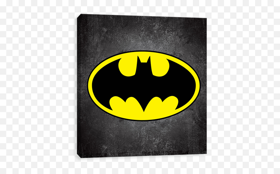 Hero Badge Batman Textured - Batman Symbol Emoji,Batman Emoji