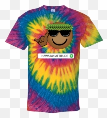 Hawaiian Emoji Tye Dye - Fortnite Durr Burger Shirt