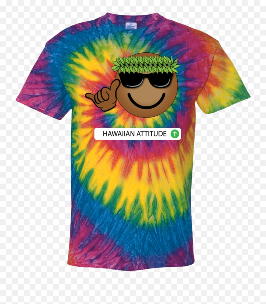 Hawaiian Emoji Tye Dye - Fortnite Durr Burger Shirt,Exhale Emoji
