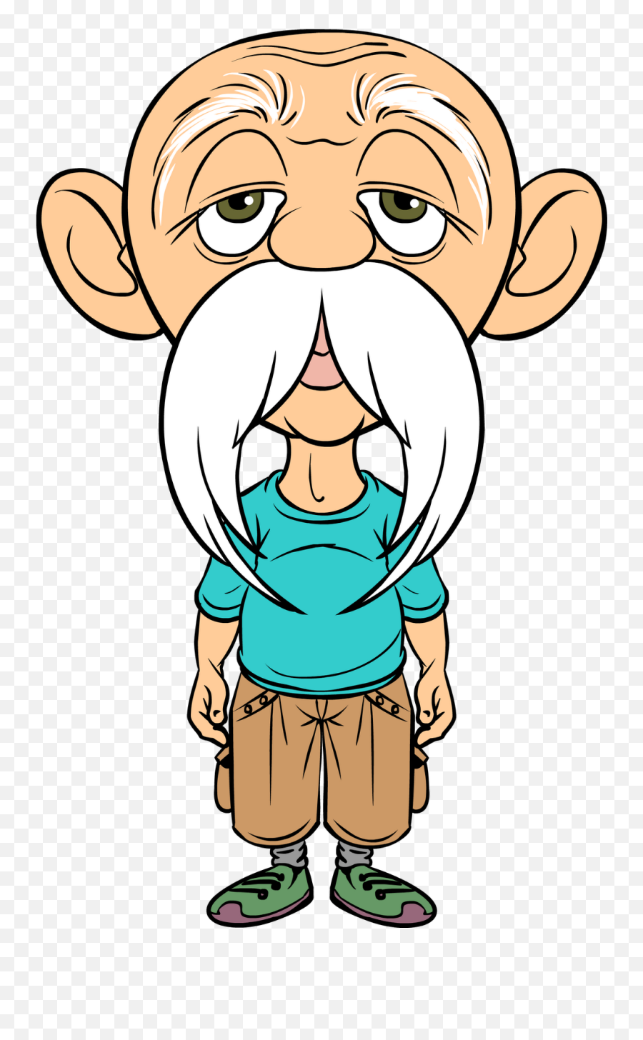 Transparent Background Old People Clipart - Free Cartoon Old Man Emoji,Old Person Emoji
