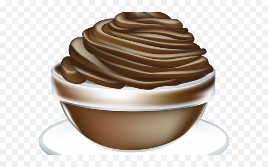 Dessert Clipart Hot Fudge Sundae - Png Download Full Size Pudding Clipart Emoji,Ice Cream Sundae Emoji