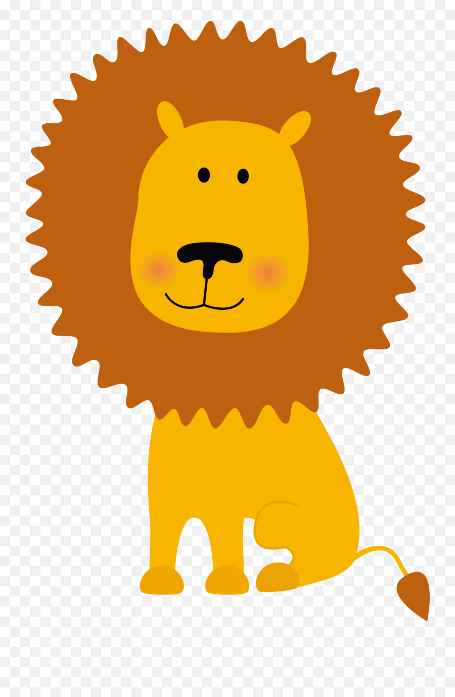 Download Lion Vector Yellow Free Photo Png Clipart Png Free - Lion Illustration Emoji,Lion Emoticon