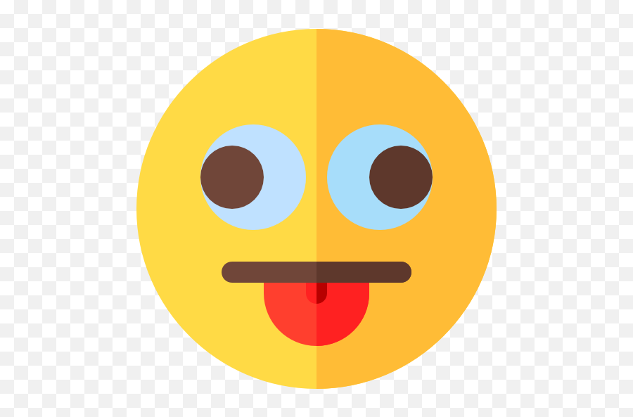 Goofy - Free Smileys Icons Circle Emoji,Goofy Emoticon