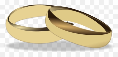 Gold Wedding Rings Vector Clip Art - Wedding Rings Clip Art Emoji,Diamond Ring Emoji