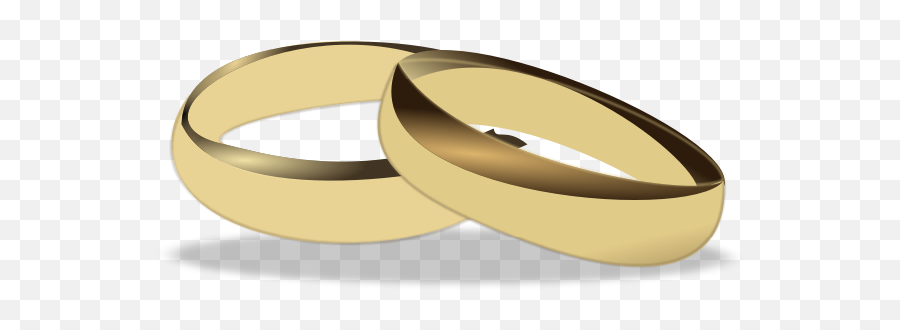 Gold Wedding Rings Vector Clip Art - Wedding Rings Clip Art Emoji,Diamond Ring Emoji