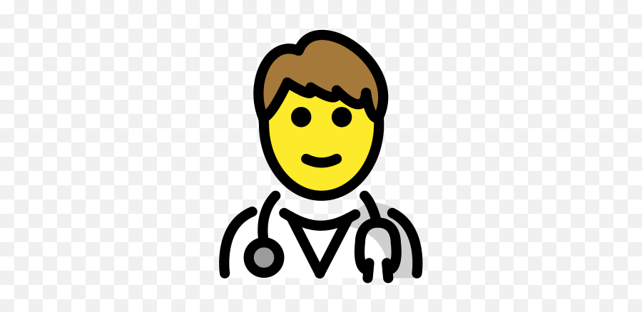 Man Health Worker Emoji - Health Emoji,Asian Person Emoji
