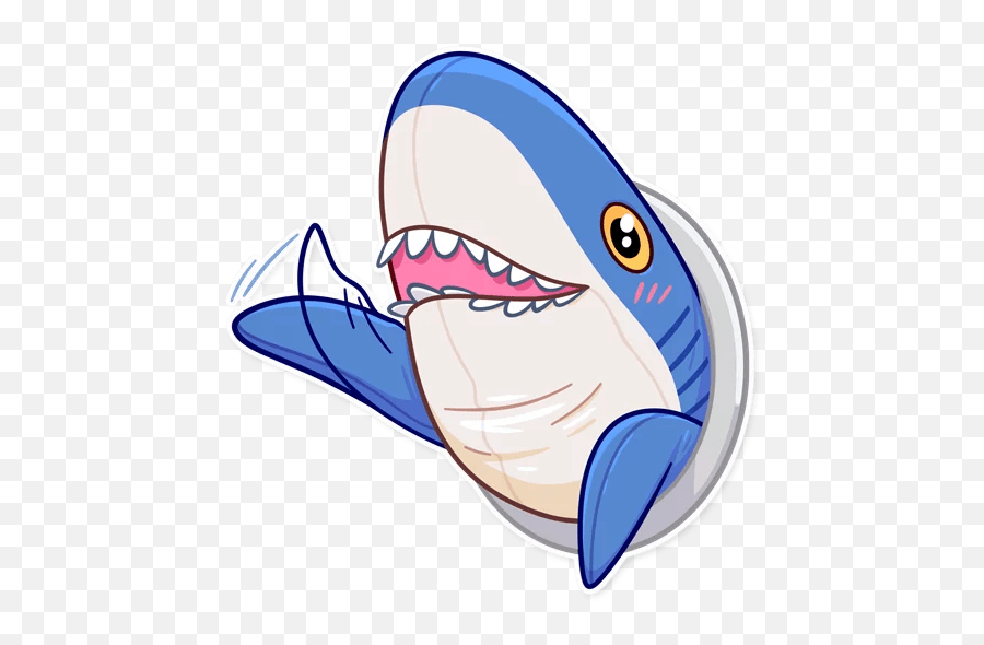 Pin - Blahaj Stickers Emoji,Shark Emoji