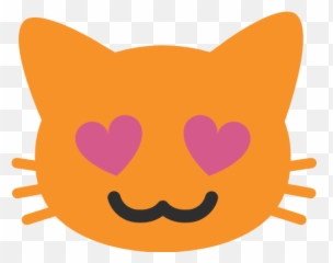 Smiling Cat Face With Heart - Heart Eyes Cat Emoji Android,Cat Emoji