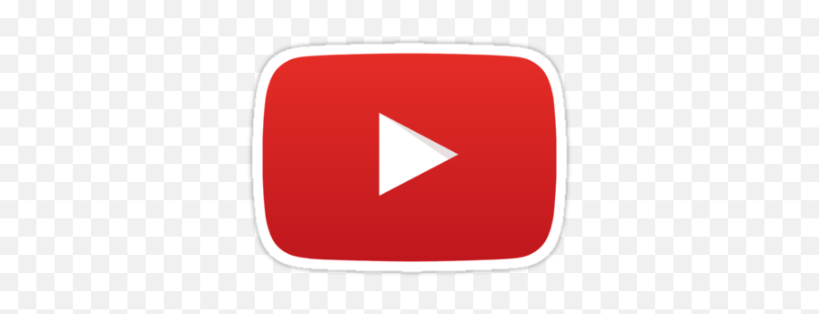 Youtube Logo Logo Sticker Snapchat Logo - Youtube Play Button Sticker Emoji,Play Button Emoji