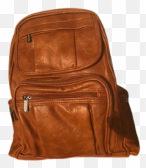 Pu Leather Woman Backpack - Solid Emoji
