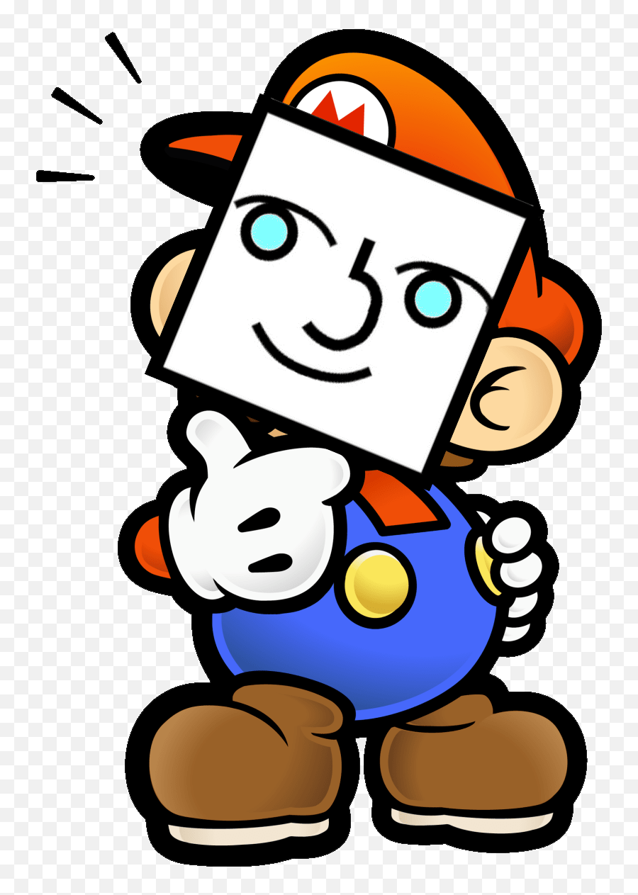 Lennythink - Super Paper Mario Art Emoji,Thinkin Emoji