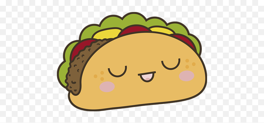 60 Free Kawaii U0026 Cute Vectors - Pixabay Gambar Taco Kartun Png Emoji,Mexico Emoticons
