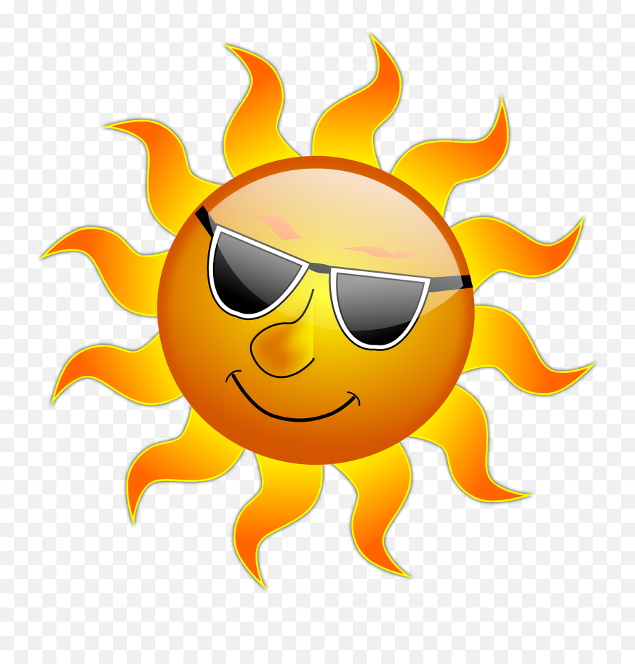 Transparent Sun With Sunglasses Emoji - memorabili-momento