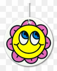 Smiley Flower Air Freshener - Happy Emoji