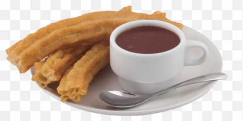 Chocolate With Churros Png u0026 Free Churrospng - Con Emoji