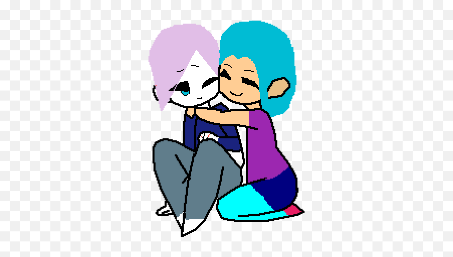 Pixilart - Love Emoji,Emoji Hugs