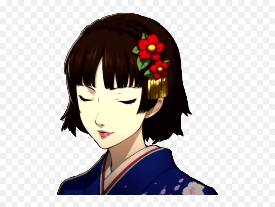 Kimono Makoto But Its Now A Sprite I - Makoto Kimono Persona Emoji,Emoji Samurai