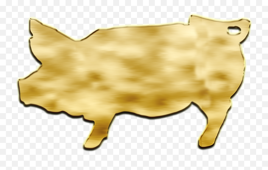 Pig Form Decoration Isolated Outline - Cattle Emoji,Flying Pig Emoji