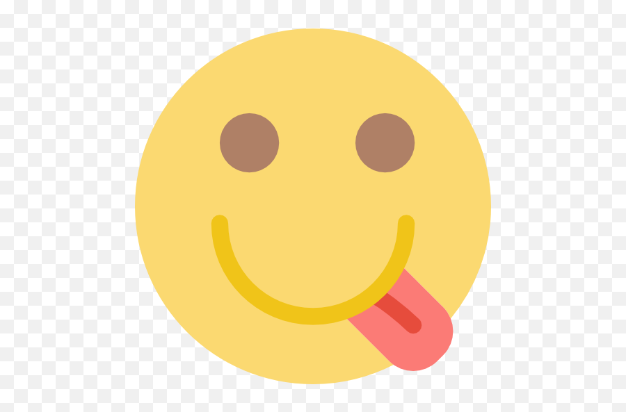 Happy Emoticon Face Tongue Out Interface Emoticons - Wow Emoji,Emoticon Faces