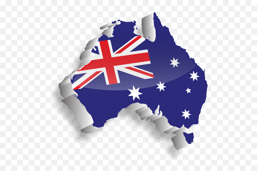 Australia Flag 3d Png Transparent - Australia And South Korea Emoji,Aussie Flag Emoji