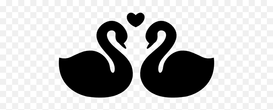 Swans Couple Fidelity Symbol Of Love Free Vector Icons - Mere Bhai Ki Shaadi Hai Emoji,Swan Emoji