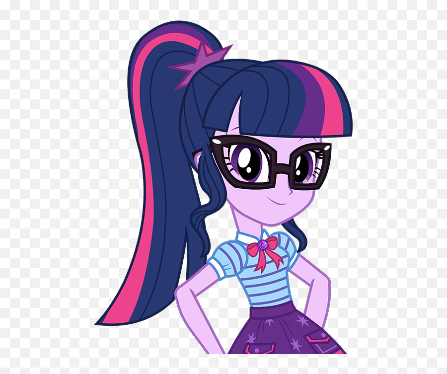 Download Hd Twilight Sparkle Cropped - Mlp Eg Twilight My Little Pony Equestria Girl Twilight Emoji,Sparkle Emoji Transparent