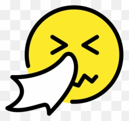 Sneezing Face - Clip Art Emoji