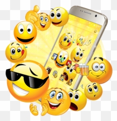 Mobile Phone With Rightwards Arrow At Left - Cell Phone Emoji Png,Phone ...