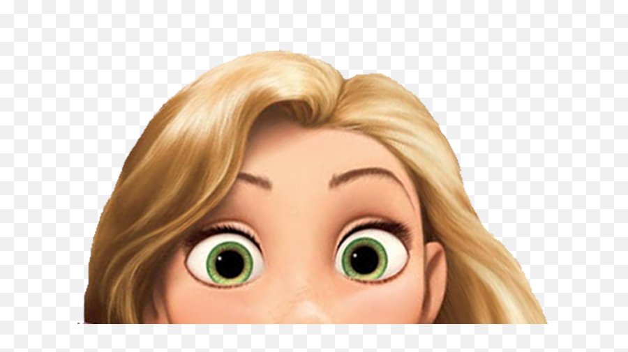Picture Of Peeking Rapunzel - Rapunzel Disney Face Emoji,Peeking Emoji