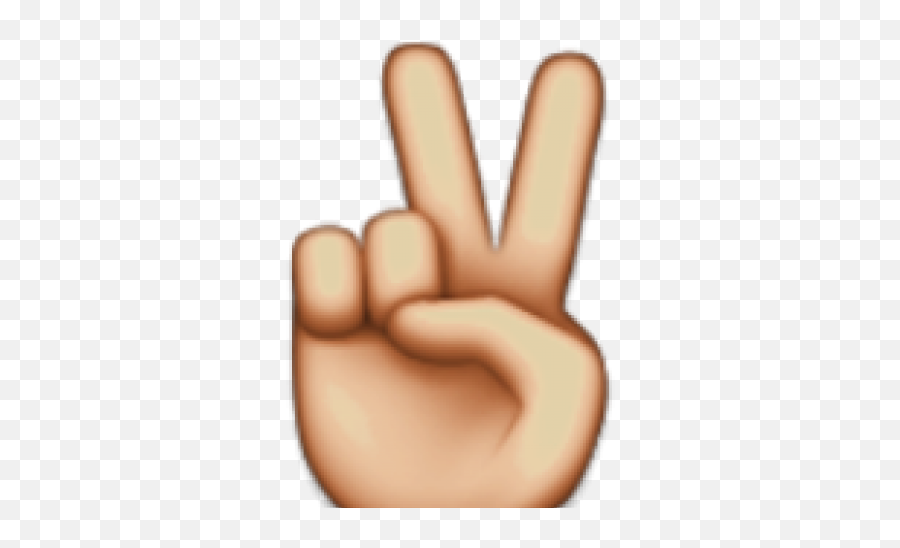 Download Hand Emoji Clipart Ios - Peace Emoji Transparent,Peace Hand Emoji