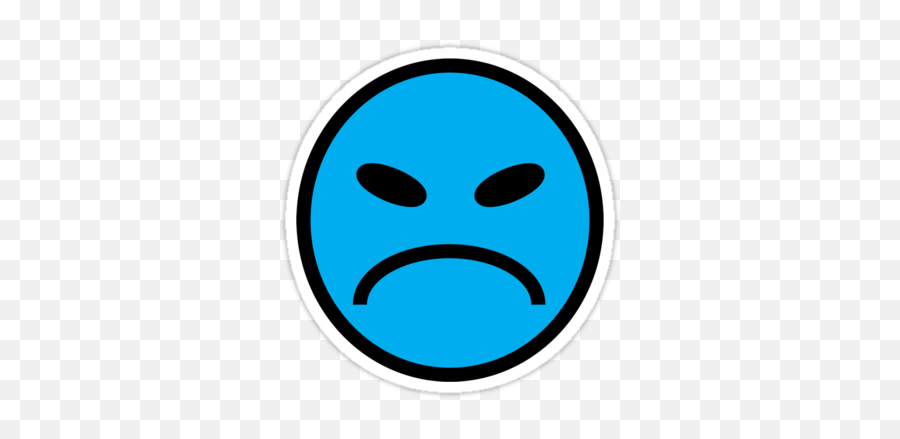 Frowny Face Desktop - Clipart Best Angry Blue Face Png Emoji,Red Angry Face Emoji